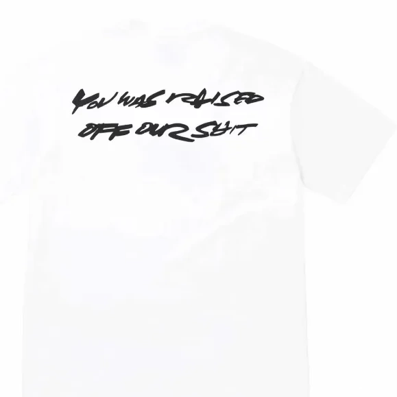White S XL Logo and L 24SS Tee Box Futura M Black 0701